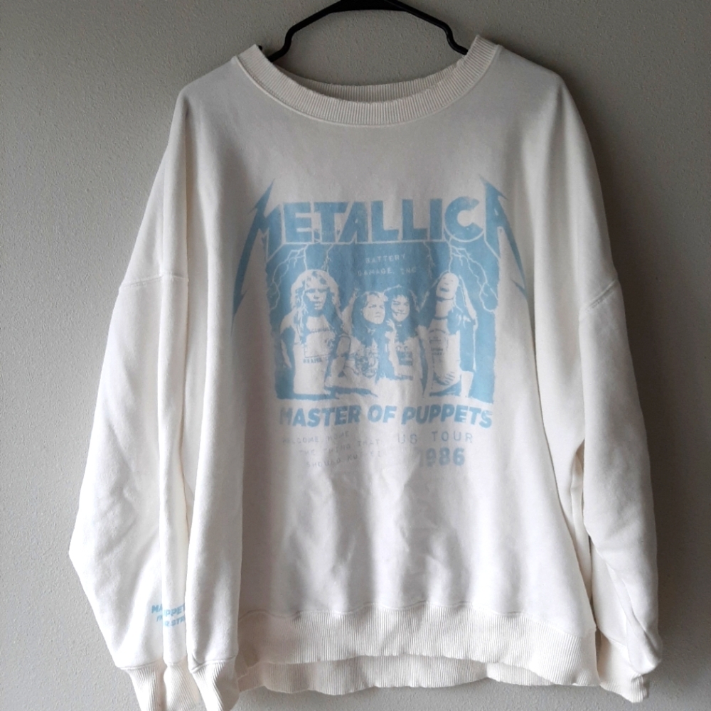 American Eagle Metallica Master Of Puppets Crewneck